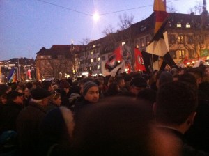 Flüchtlinge, willkommen, Demo, Kundgebung , no, pegida