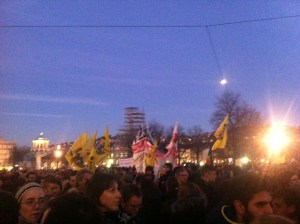 Flüchtlinge, willkommen, Demo, Kundgebung , no, pegida