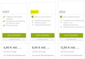 Lexware büro easy, Buchhaltung, Software