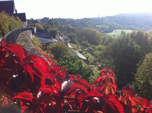 Blick von Schloss Langenburg über das Jagsttal (Foto Ulrike Rosina)